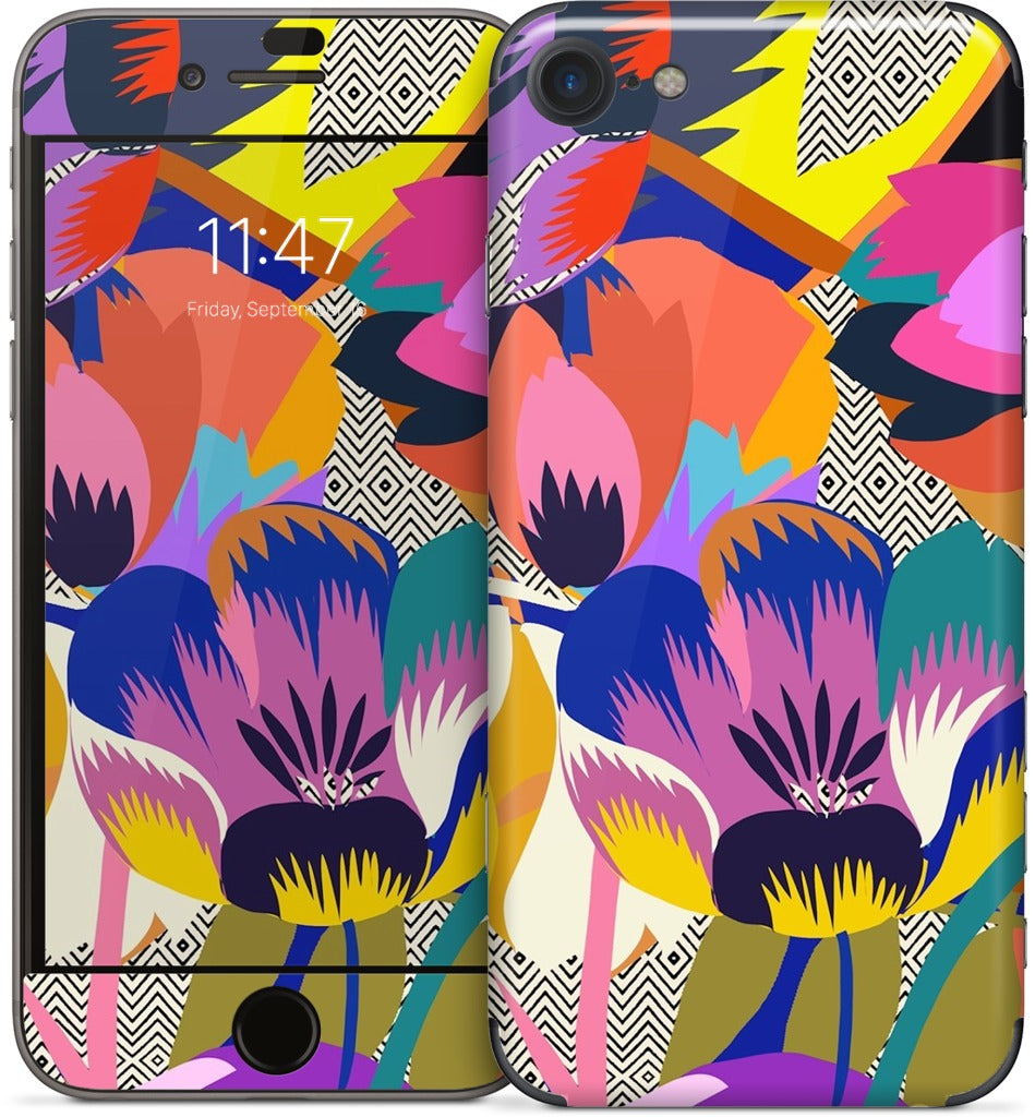 Among the Spring Flowers iPhone Skin