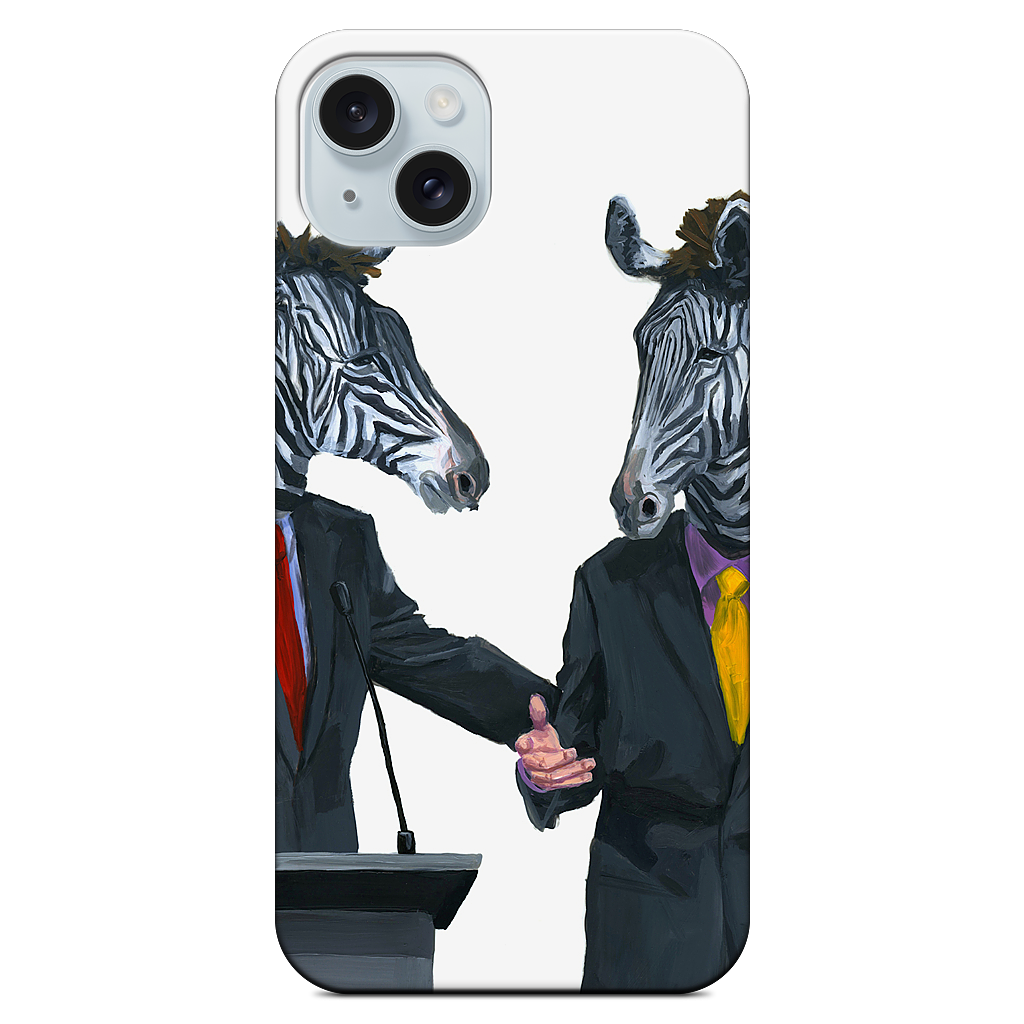 Education, The Commerce And Let's See... iPhone Case