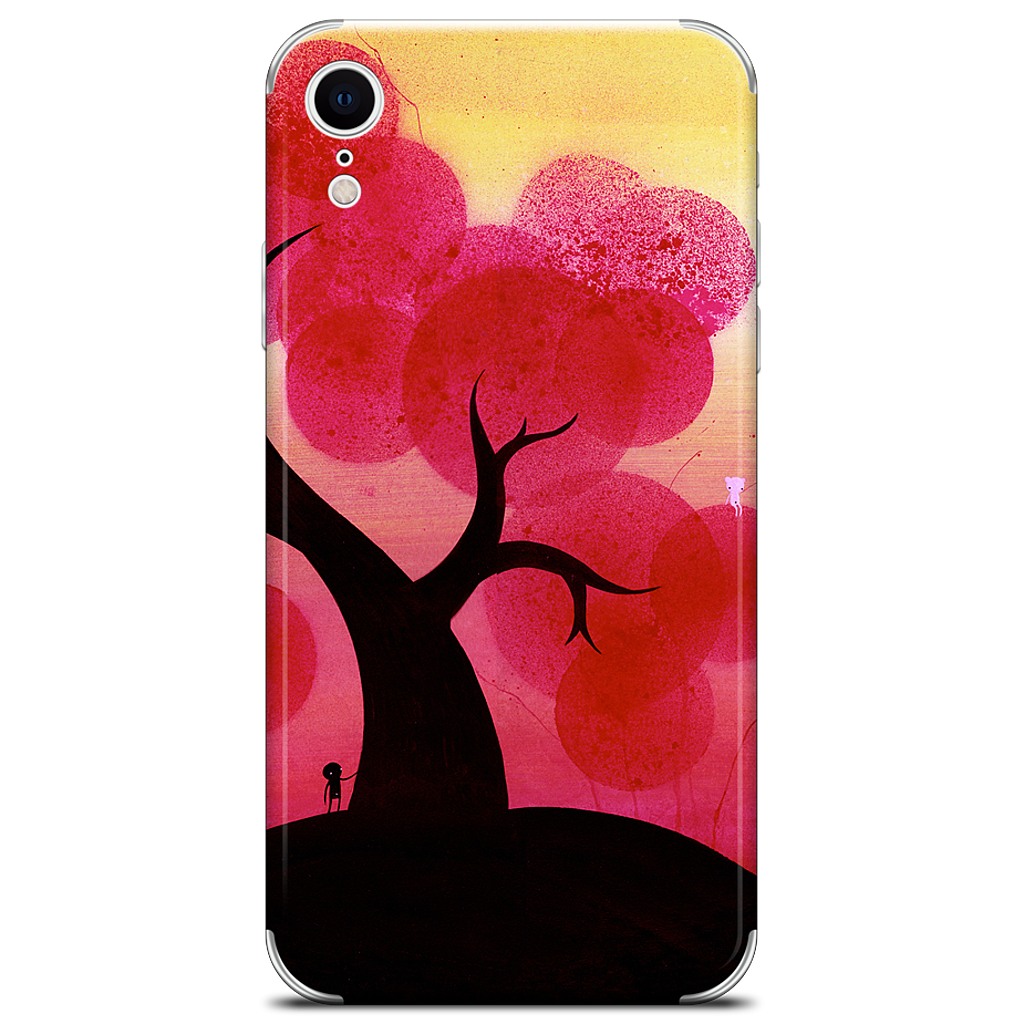 Red Blossoms iPhone Skin