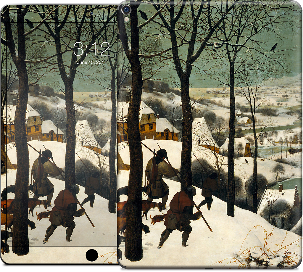 Hunters in the Snow iPad Skin