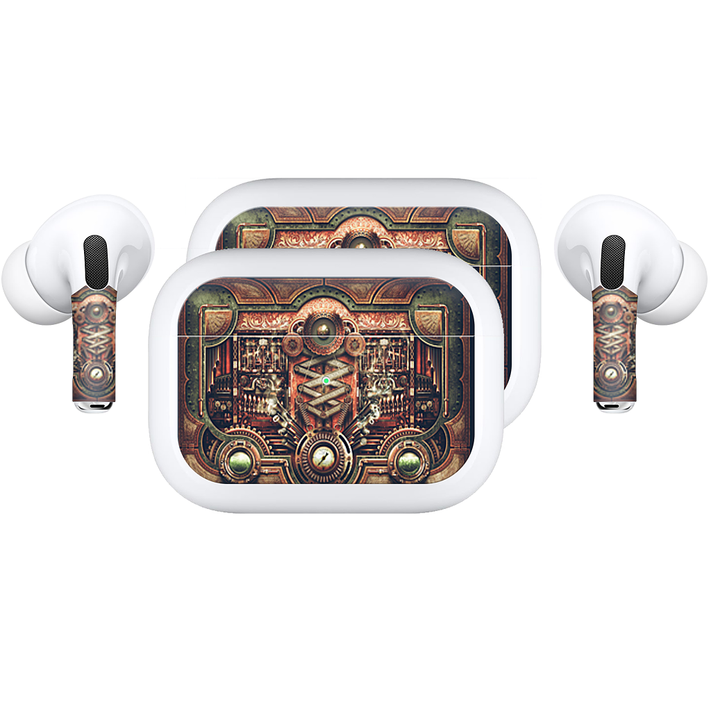 Steampunk Motherboard AirPods