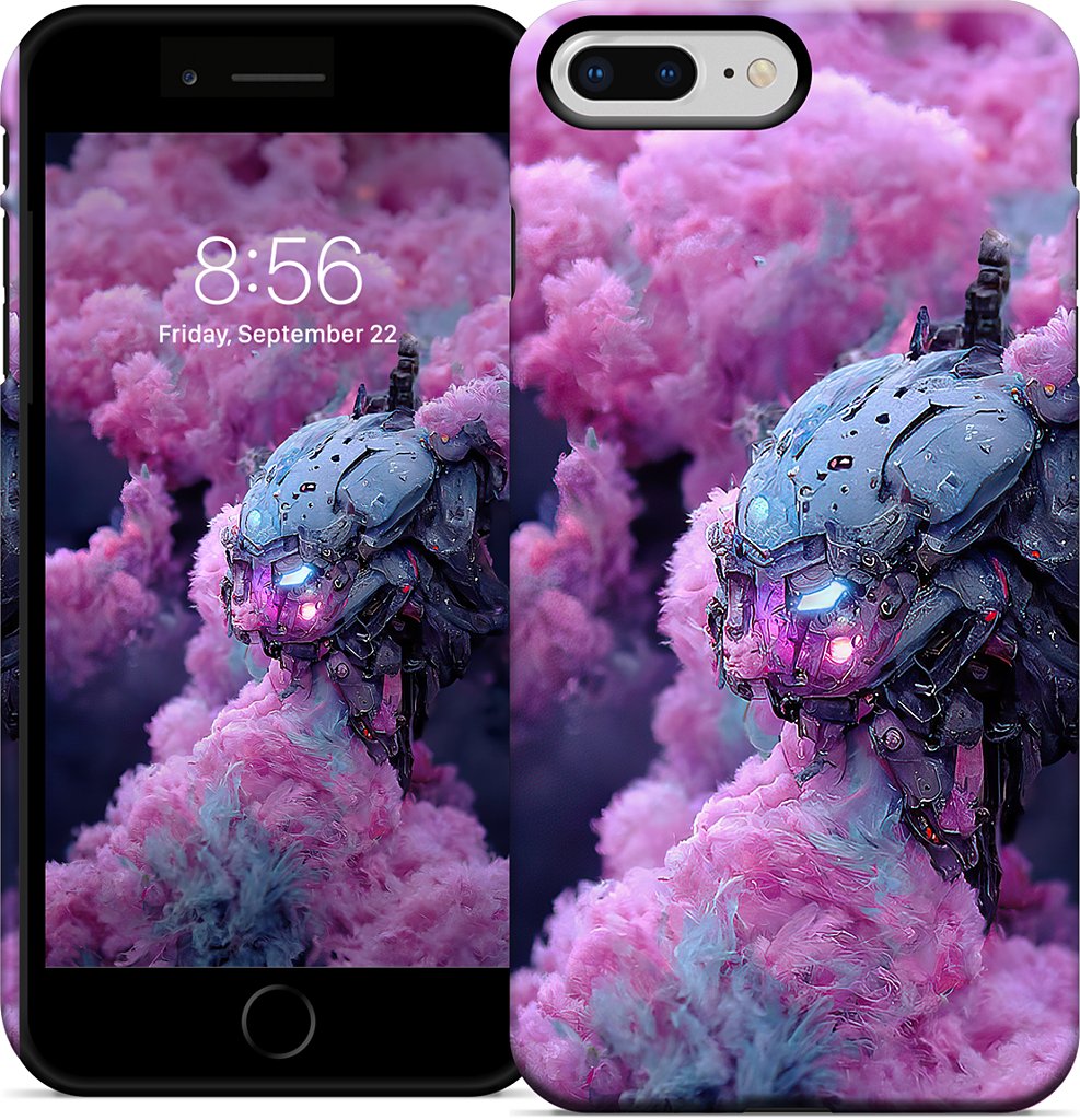 Cotton Candy Mechs iPhone Case