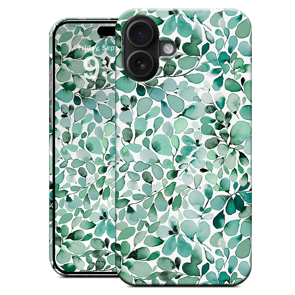Eucalyptus Leafy Green iPhone Case
