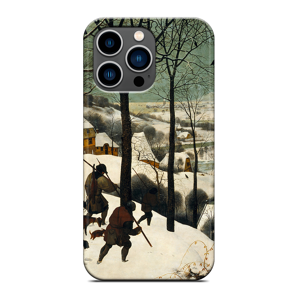 Hunters in the Snow iPhone Case