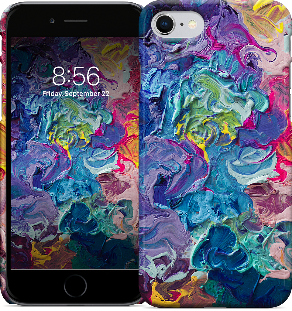 Rainbow Flow Abstract iPhone Case