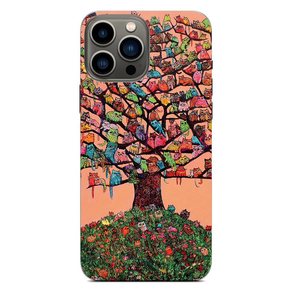 "Meau Tree" iPhone Skin
