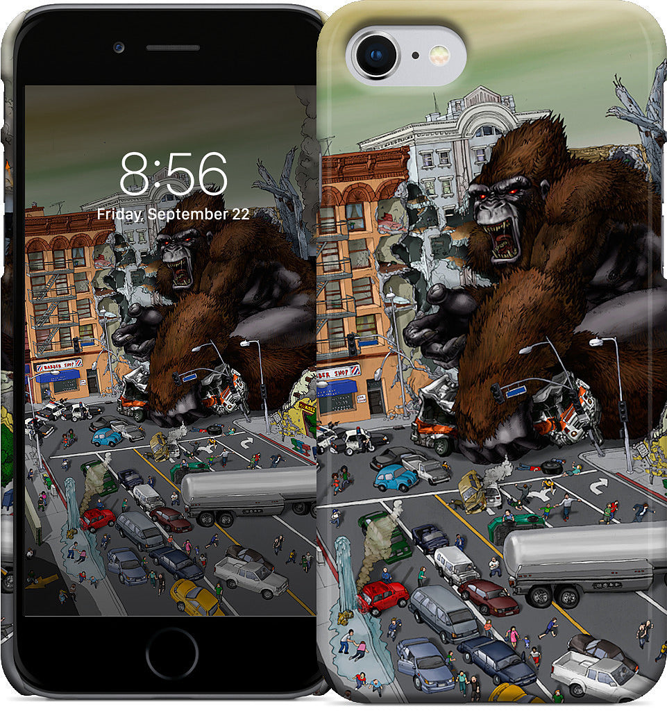 War Of The Monsters iPhone Case