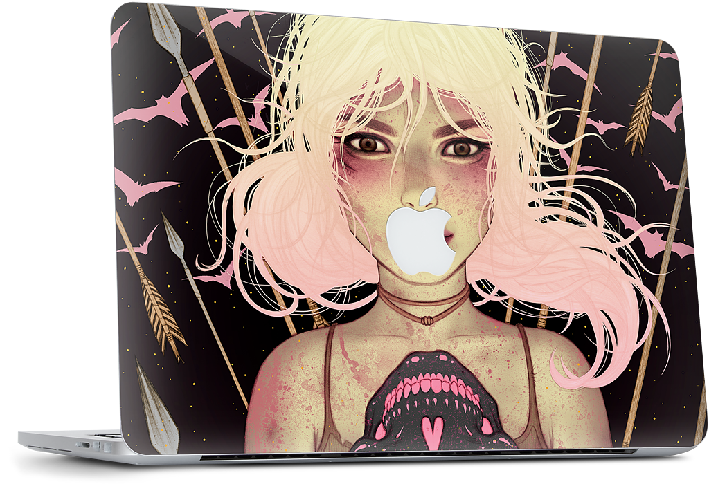 Memento Black MacBook Skin