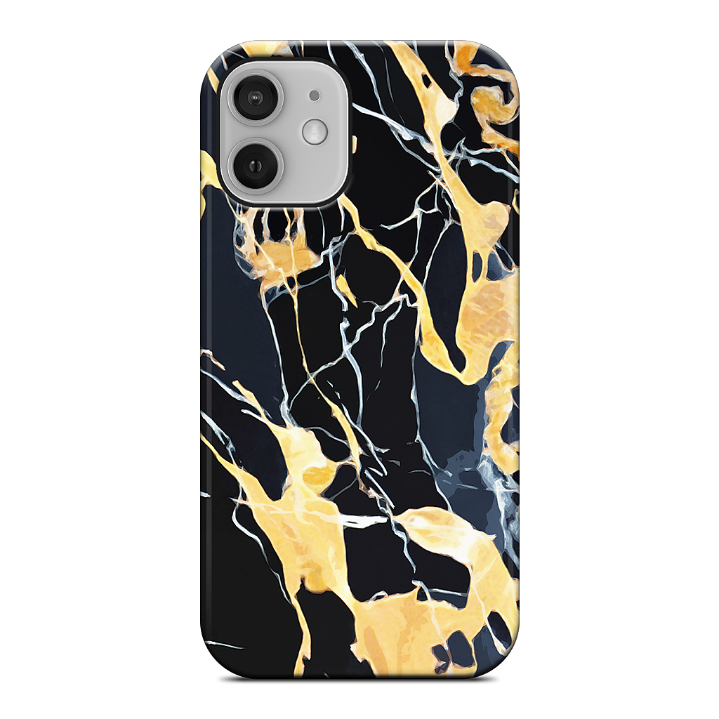 Black Marble iPhone Case