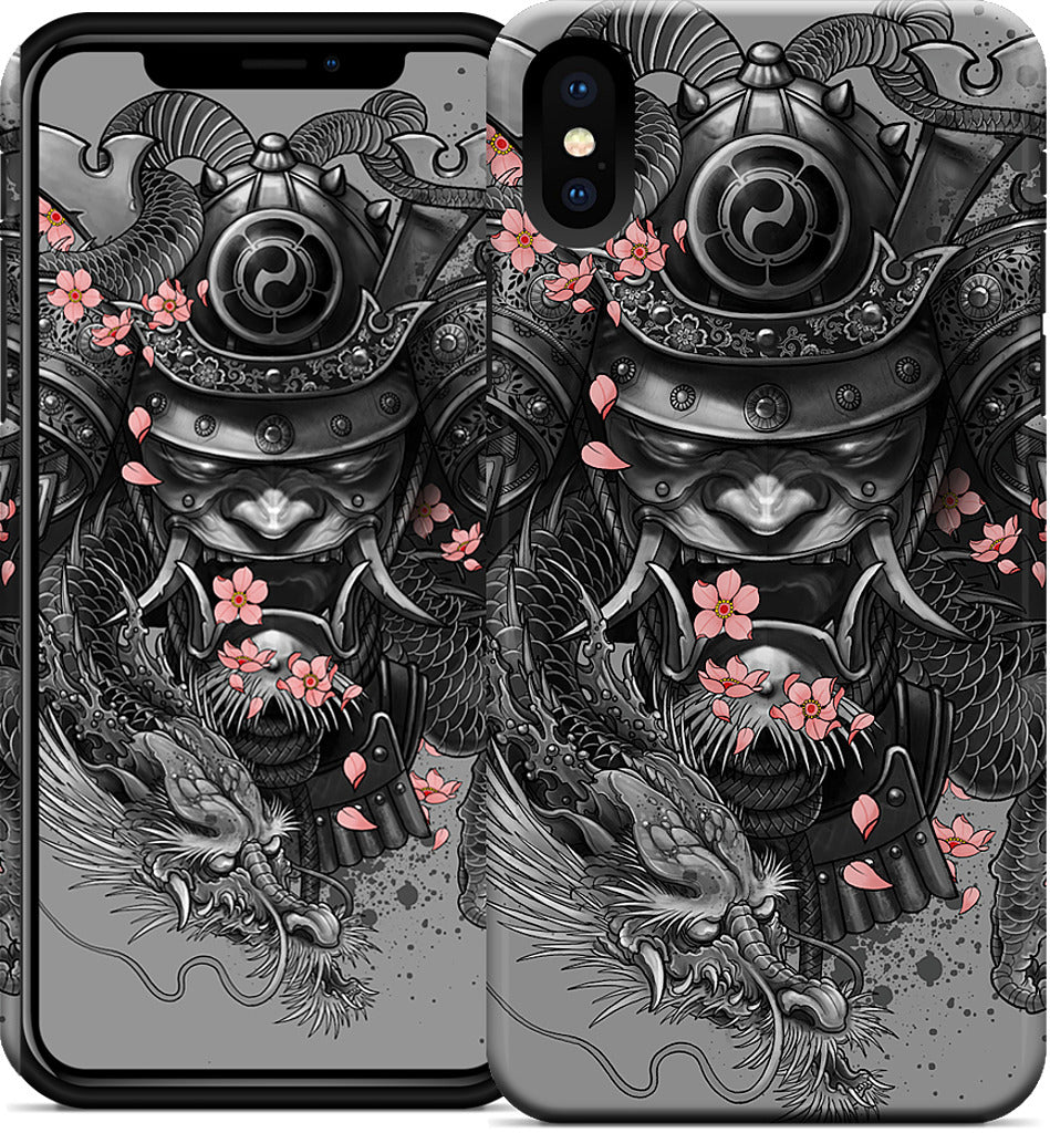 Samurai Dragon iPhone Case