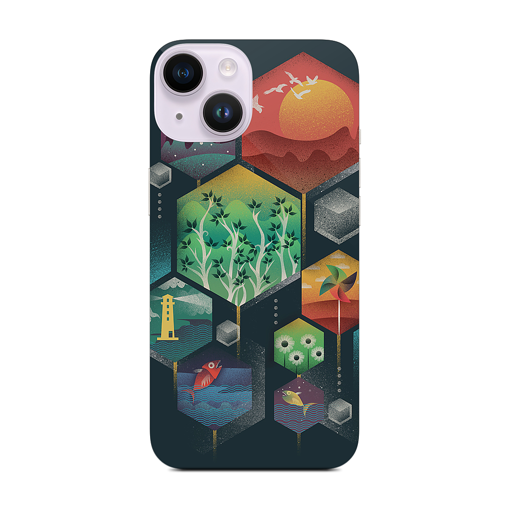 Geometrical Wonders iPhone Skin