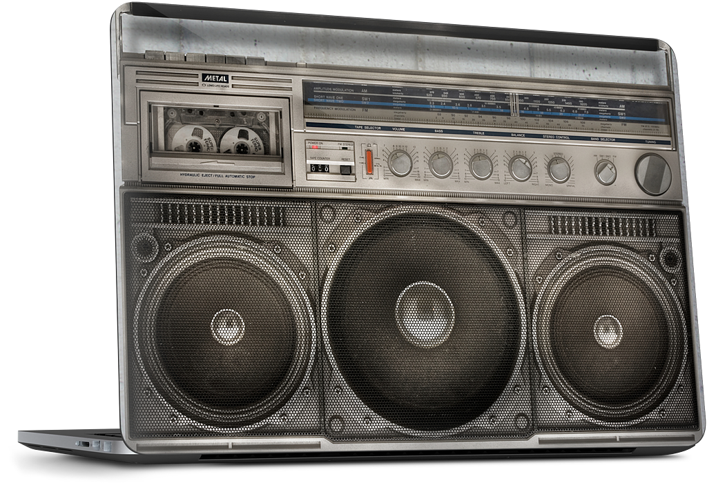 Boombox Dell Laptop Skin