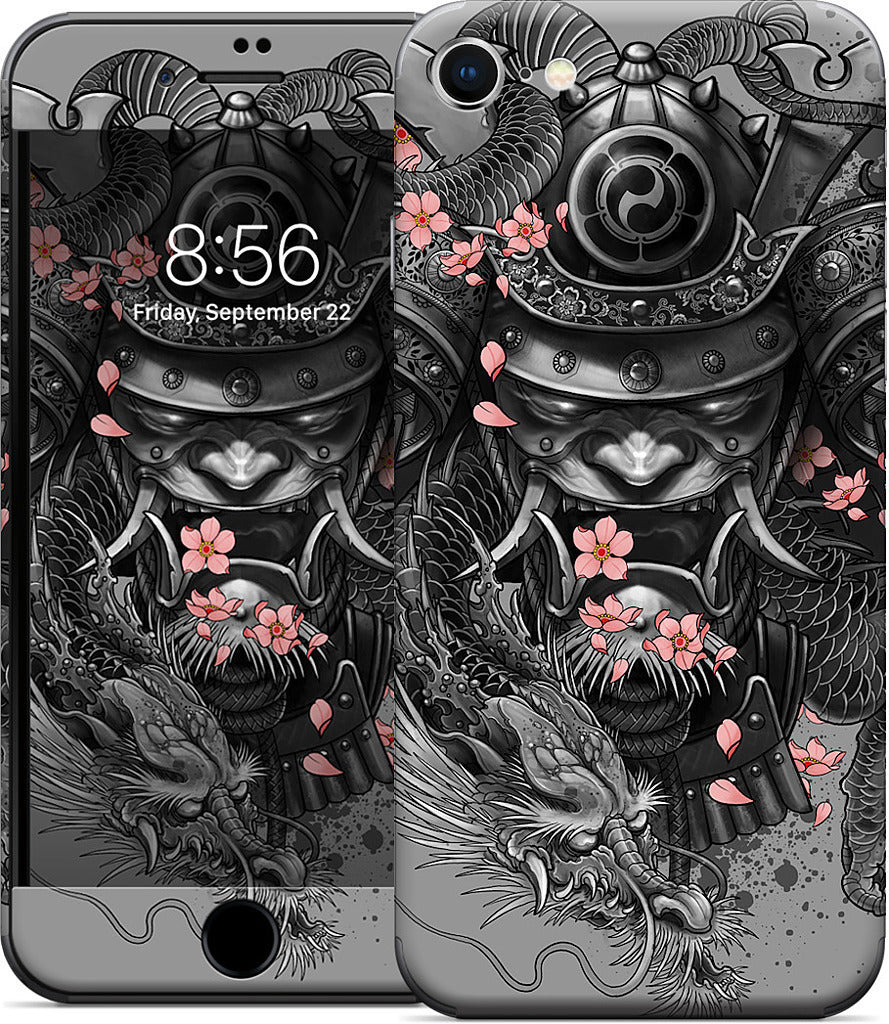 Samurai Dragon iPhone Skin