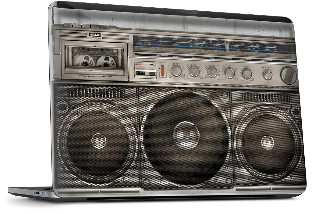 Boombox Dell Laptop Skin