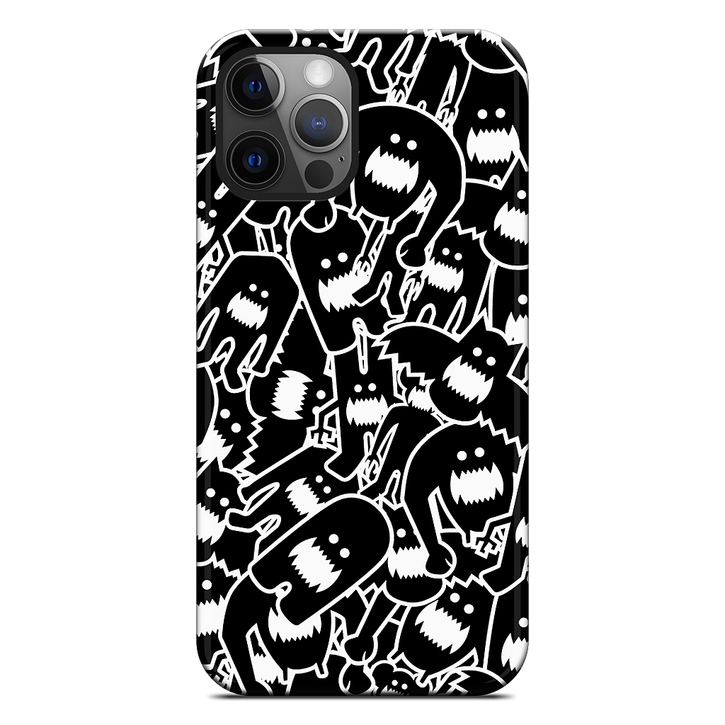 Monster Collage 2 iPhone Case
