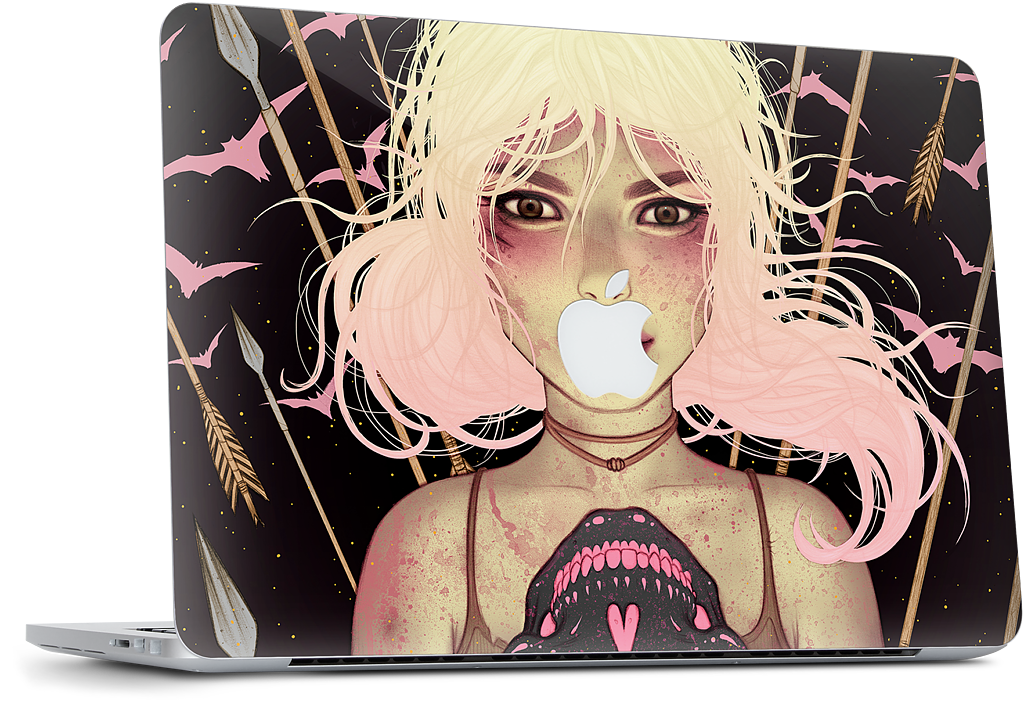 Memento Black MacBook Skin