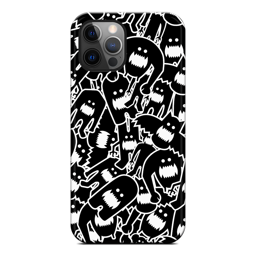 Monster Collage 2 iPhone Case