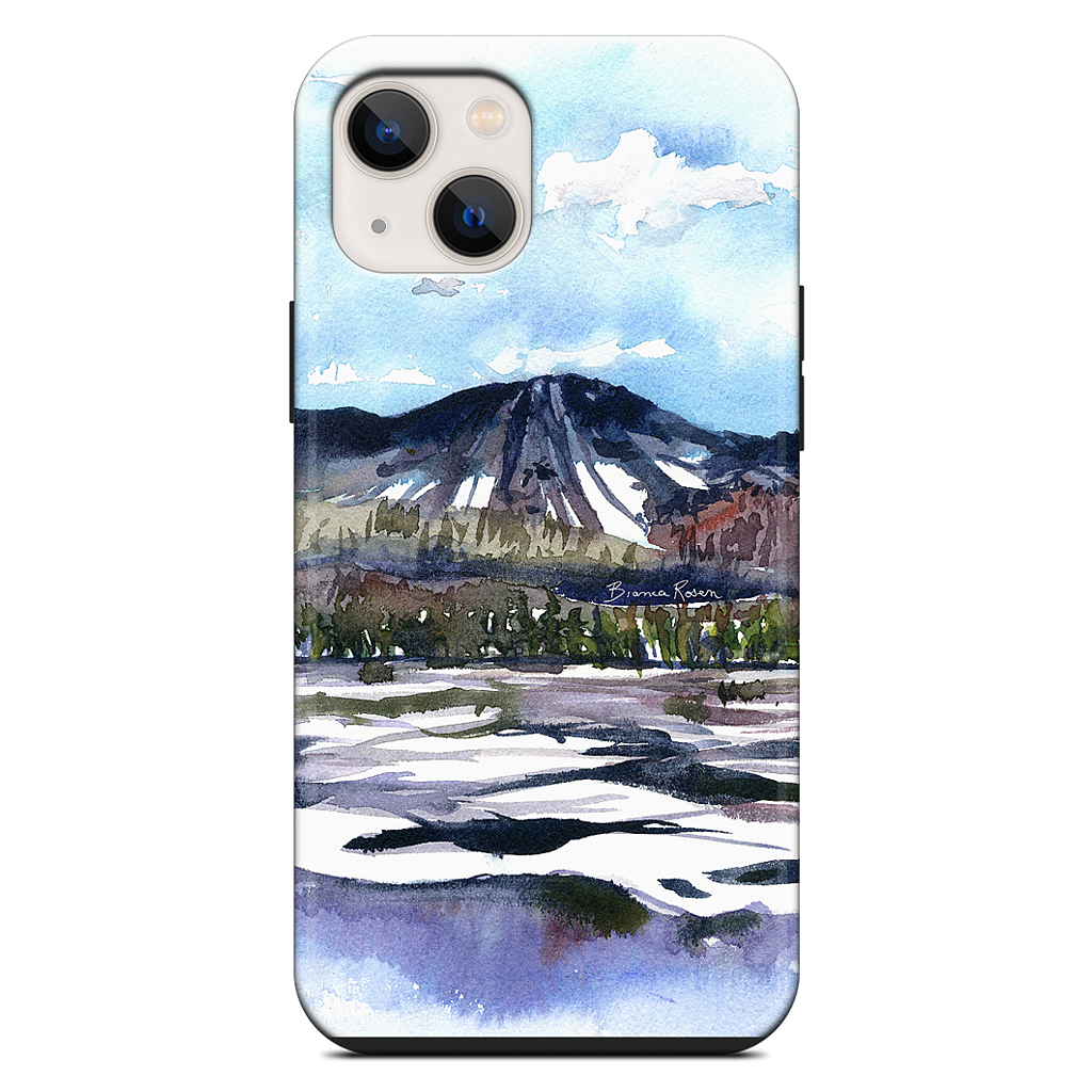 Ski Mountain iPhone Case