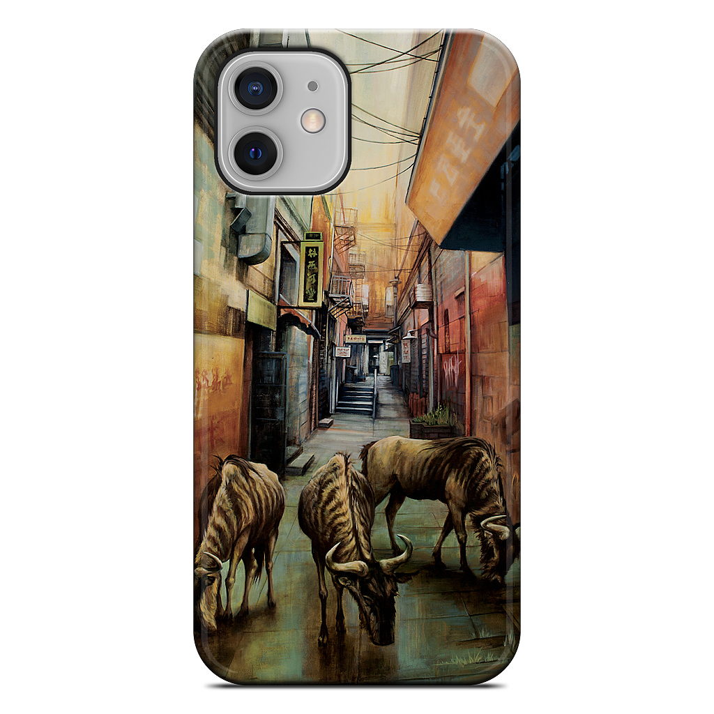 "Street of Three Beasts" -Levinson iPhone Case