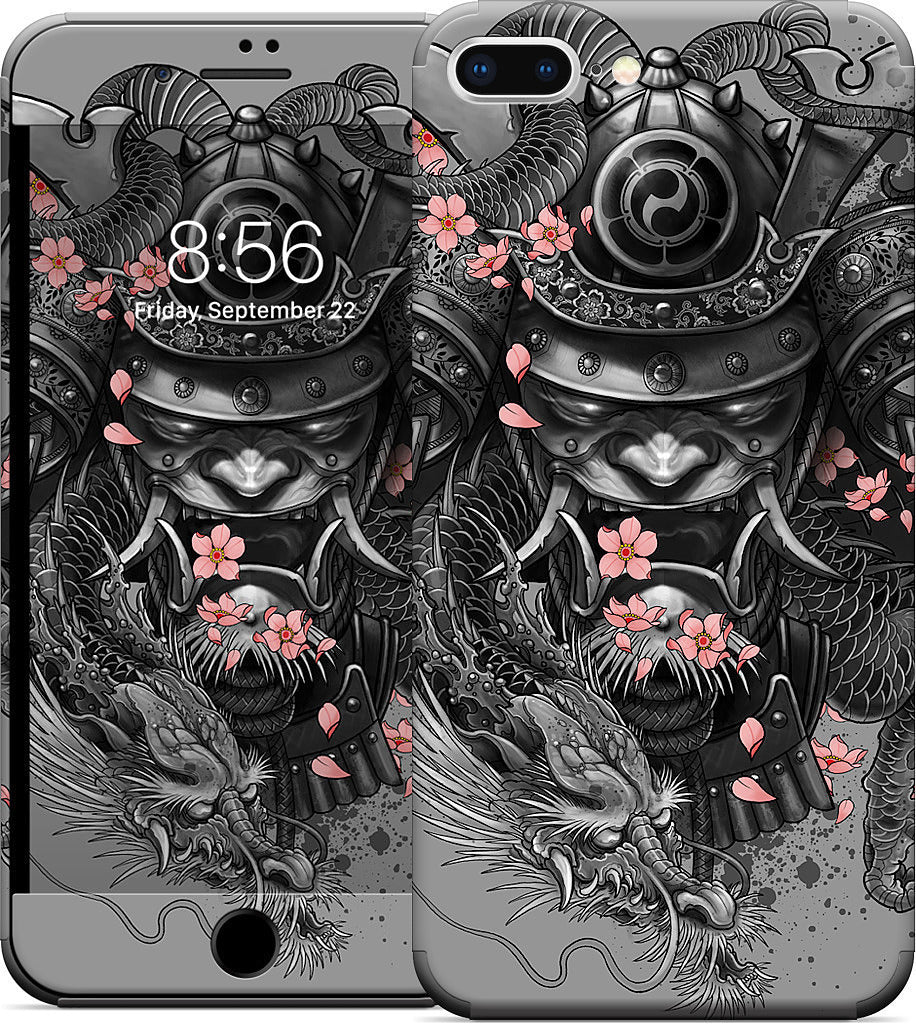 Samurai Dragon iPhone Skin