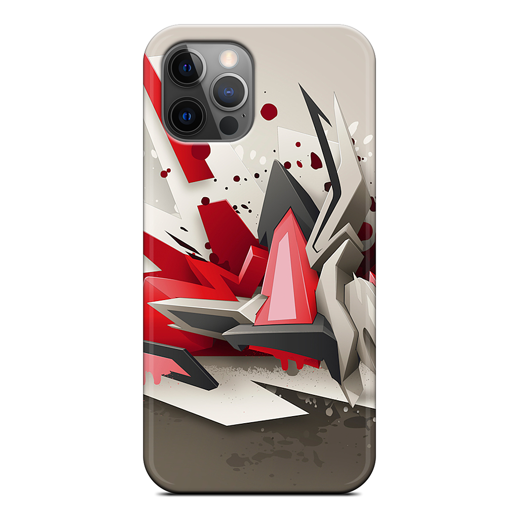 Red Metal iPhone Case