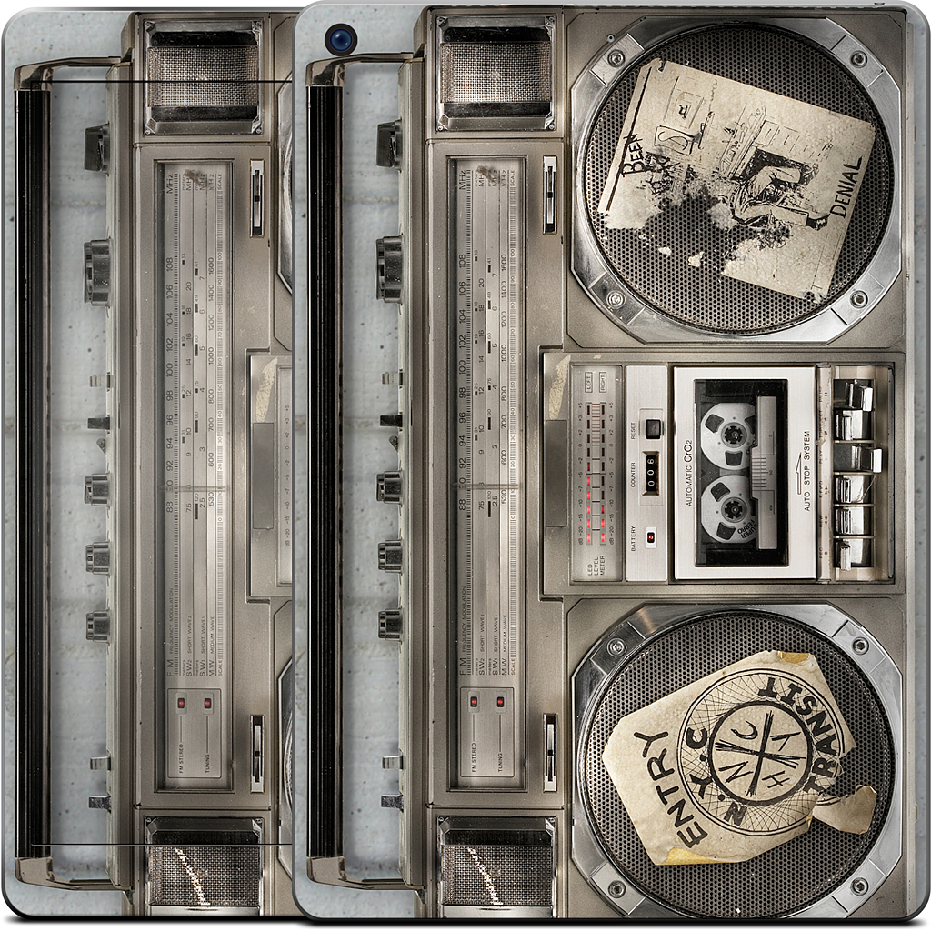 Boombox II iPad Skin