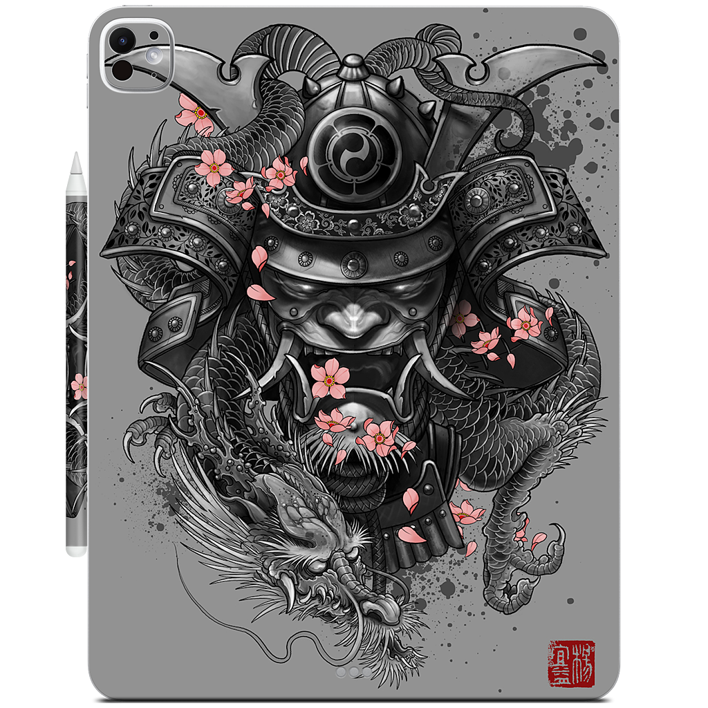 Samurai Dragon iPad Skin