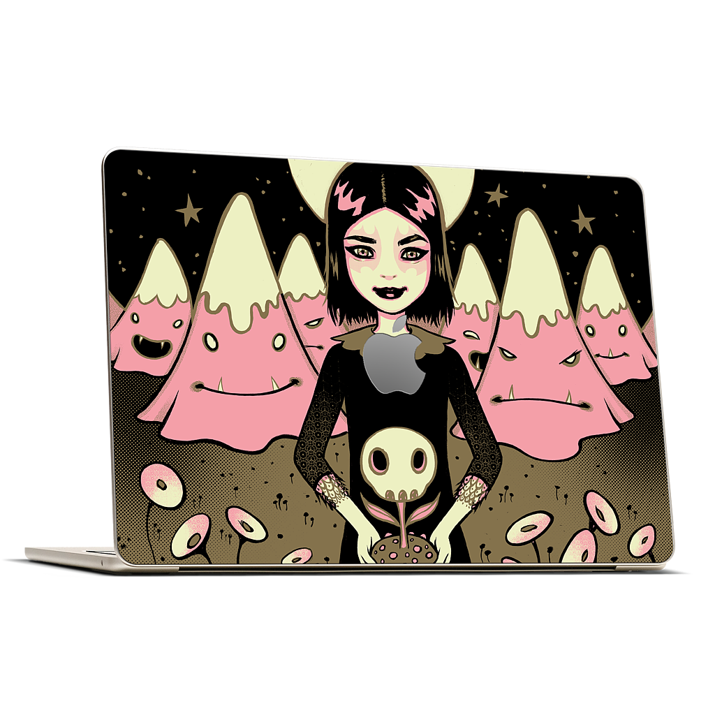 Moon Girl MacBook Skin