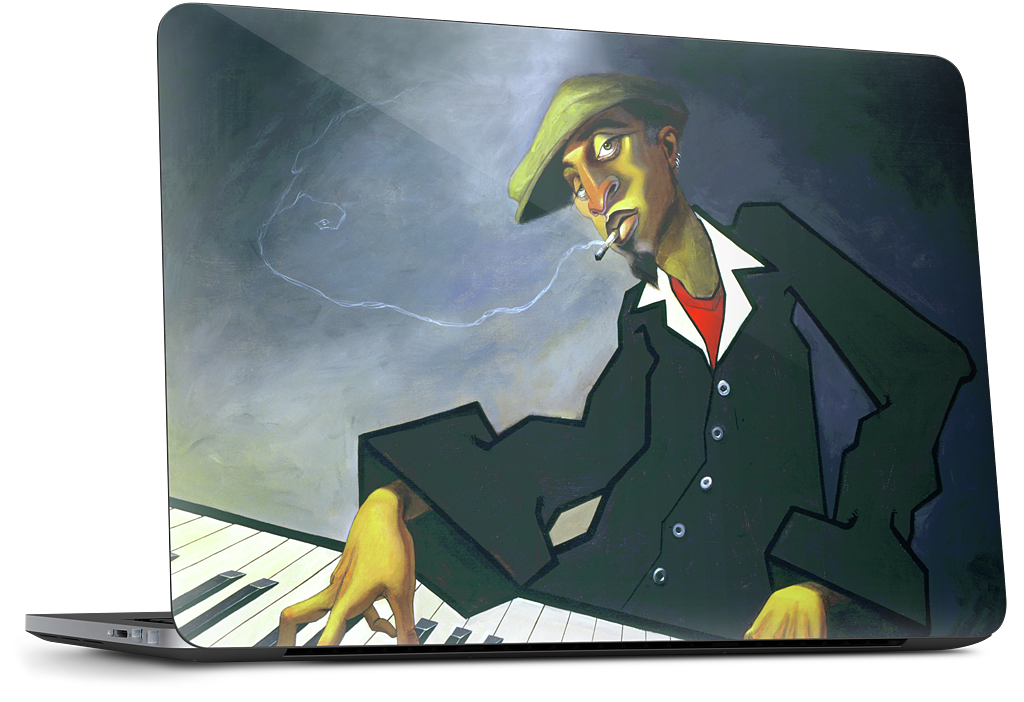 Piano Man II Dell Laptop Skin
