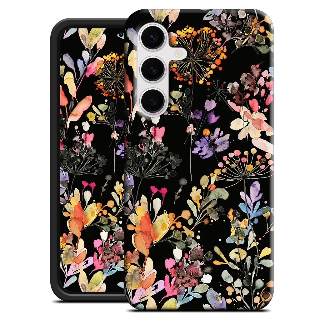 Wild Grasses (Black) Samsung Case