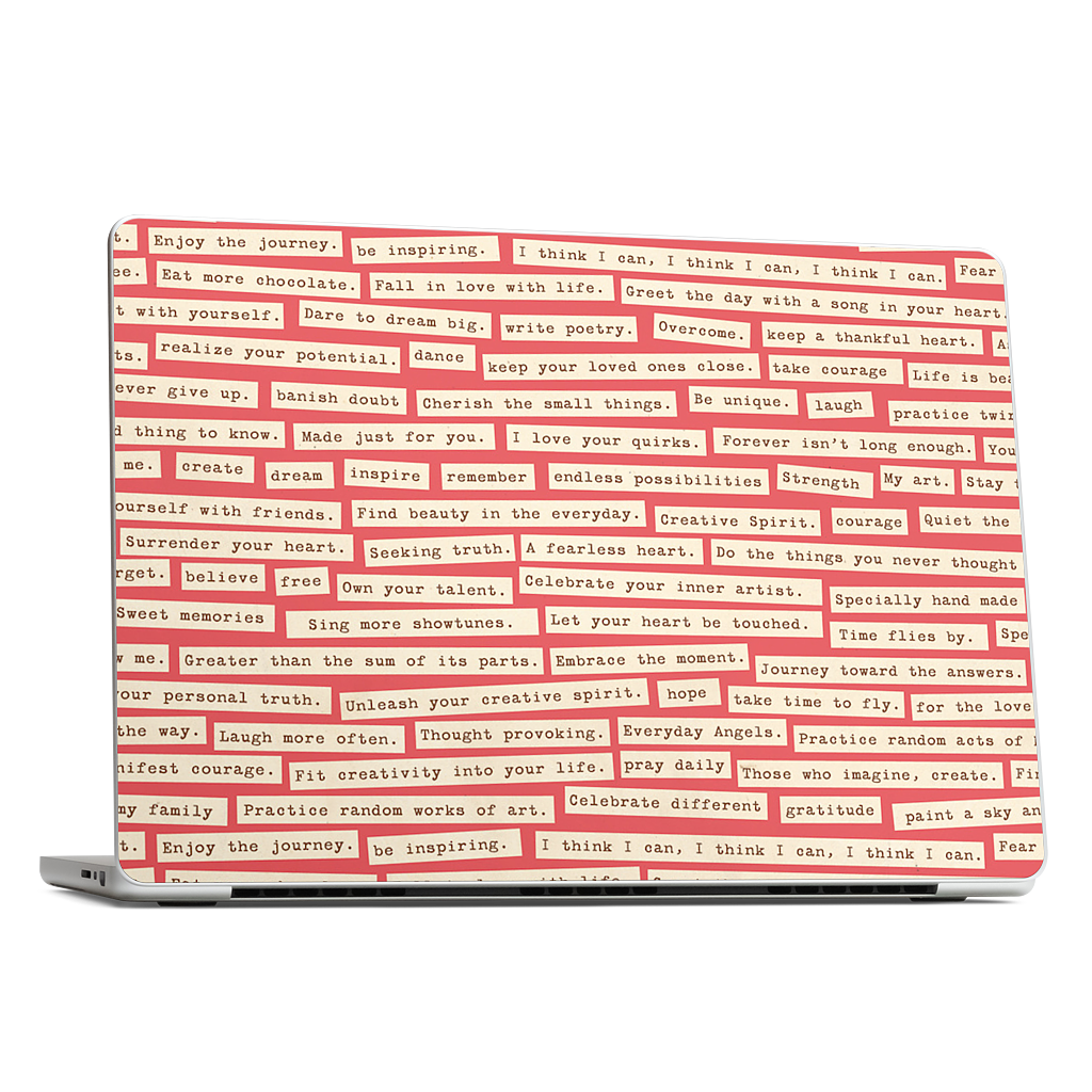Happy Thoughts MacBook Skin