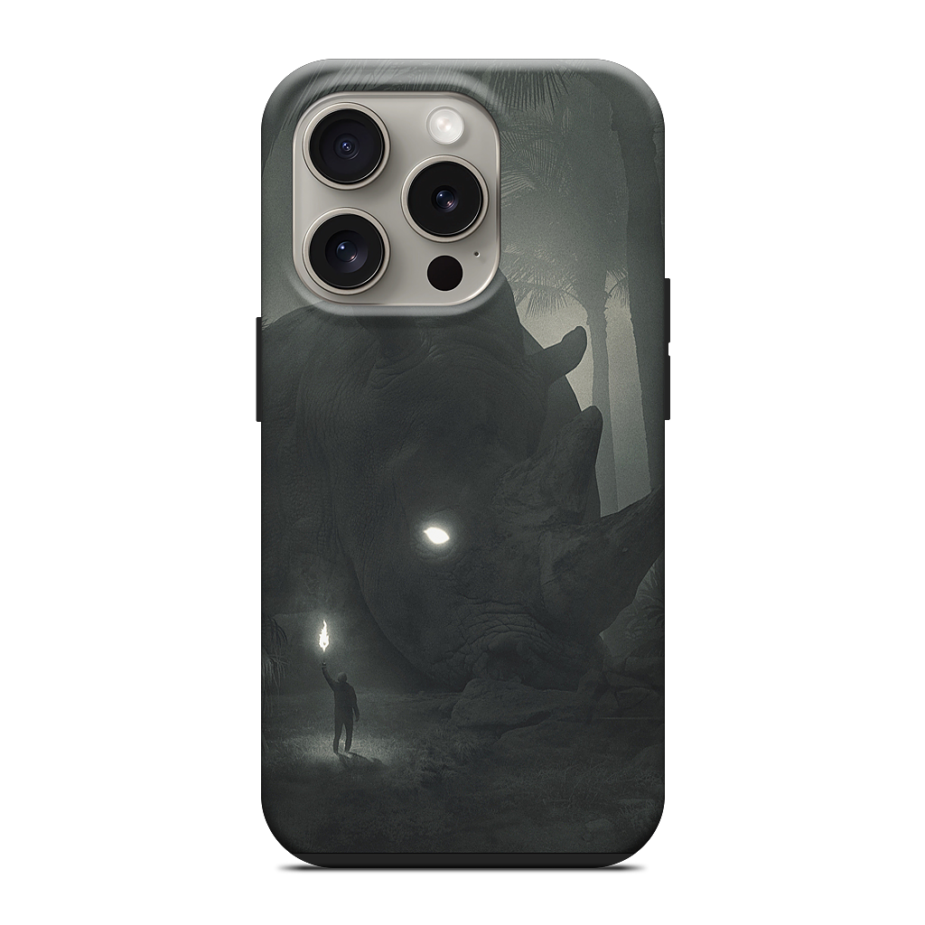 Face of Fear iPhone Case
