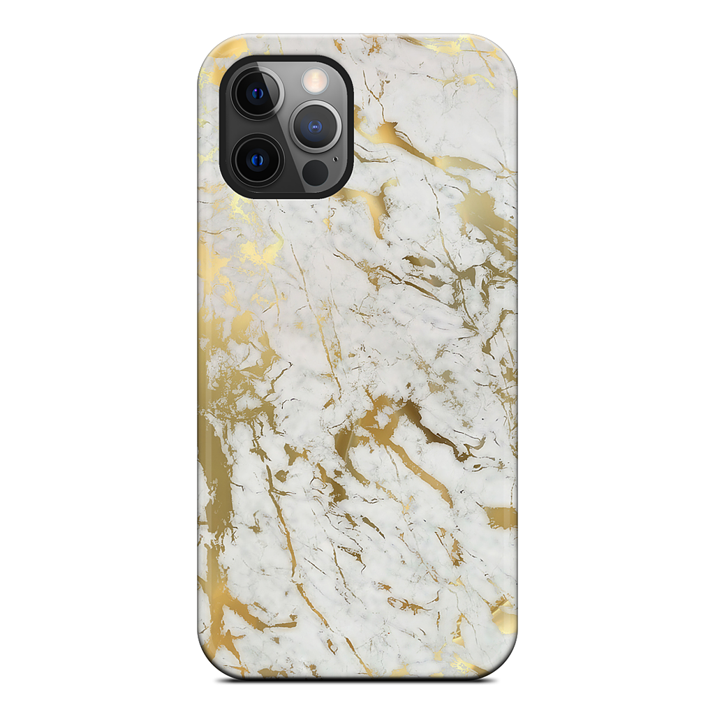 Gold Marble iPhone Case