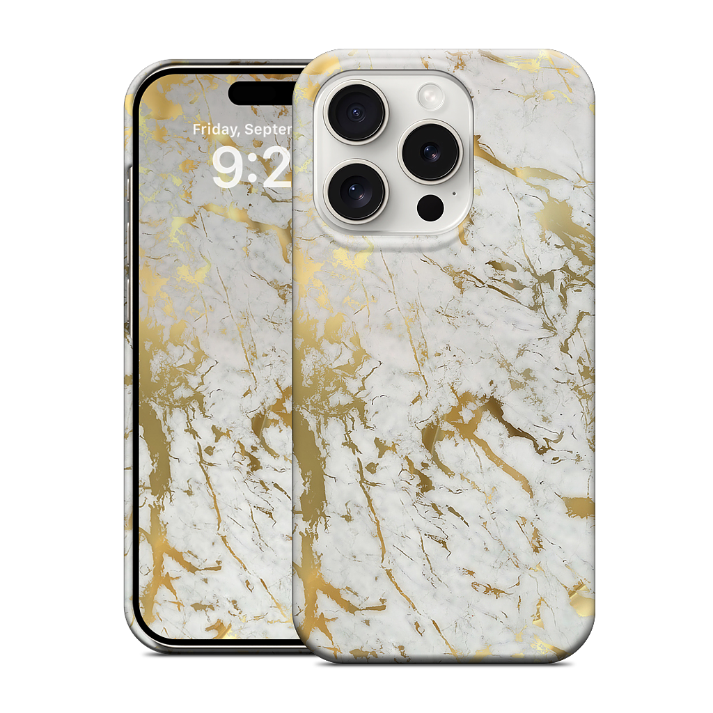 Gold Marble iPhone Case