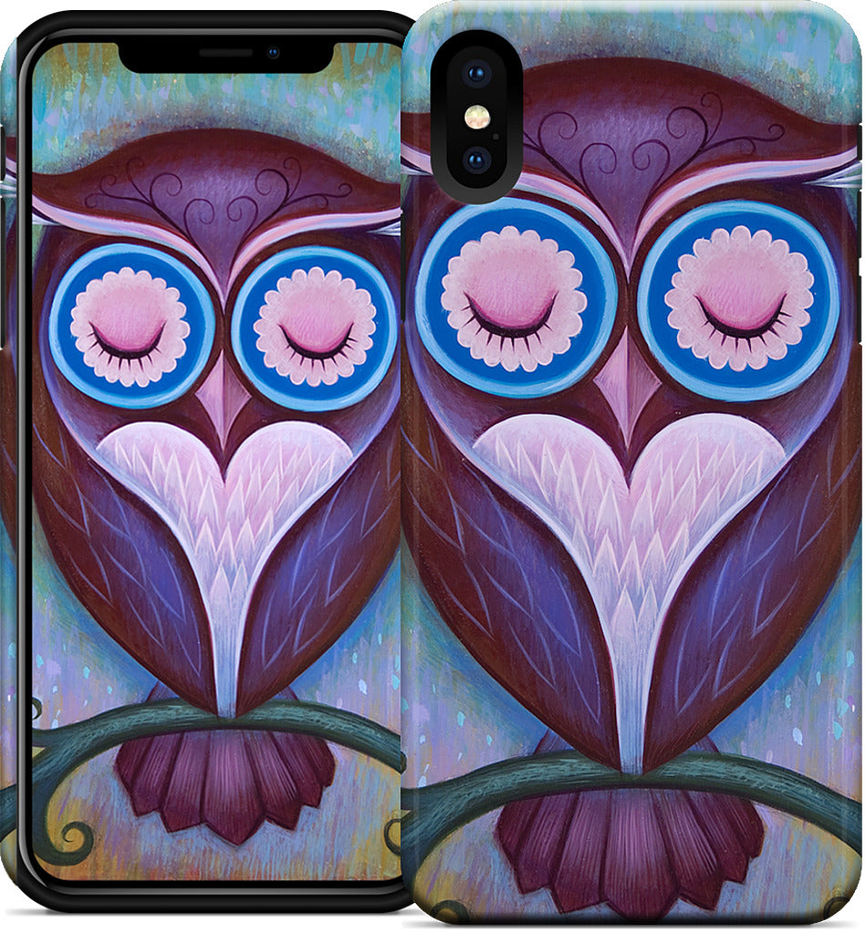 Sleepy Owl iPhone Case