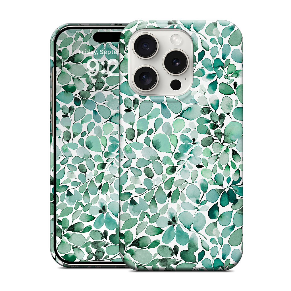 Eucalyptus Leafy Green iPhone Case