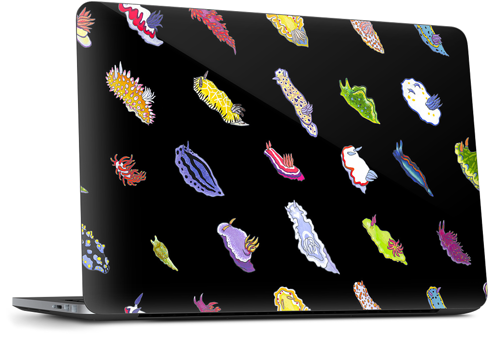 Nudibranch Black Dell Laptop Skin