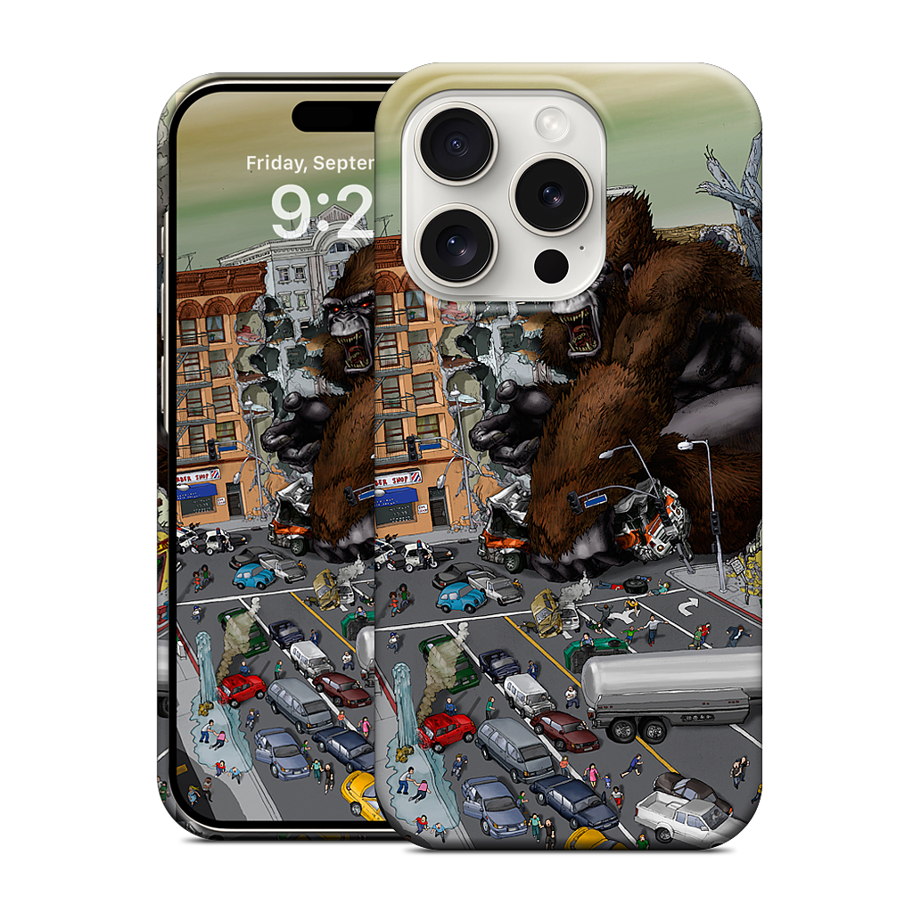 War Of The Monsters iPhone Case