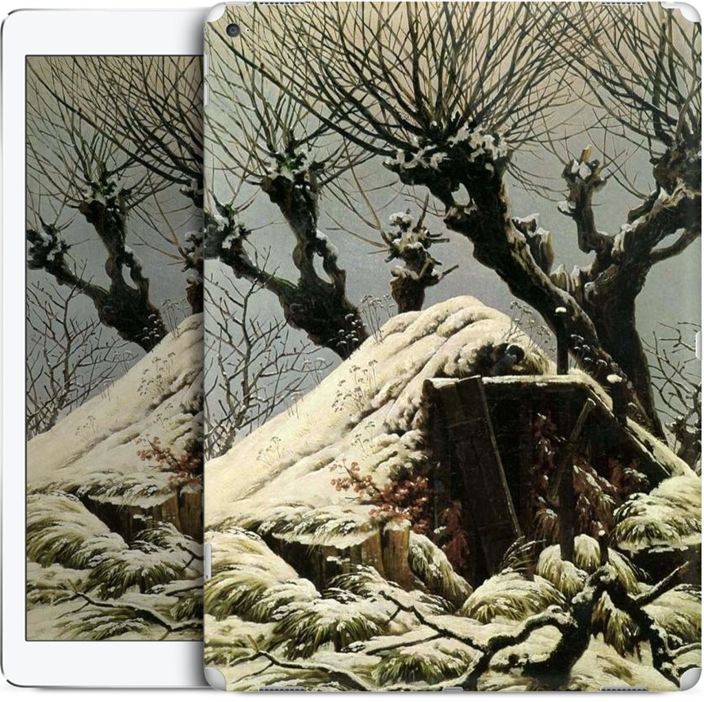 Snowy Cottage iPad Skin