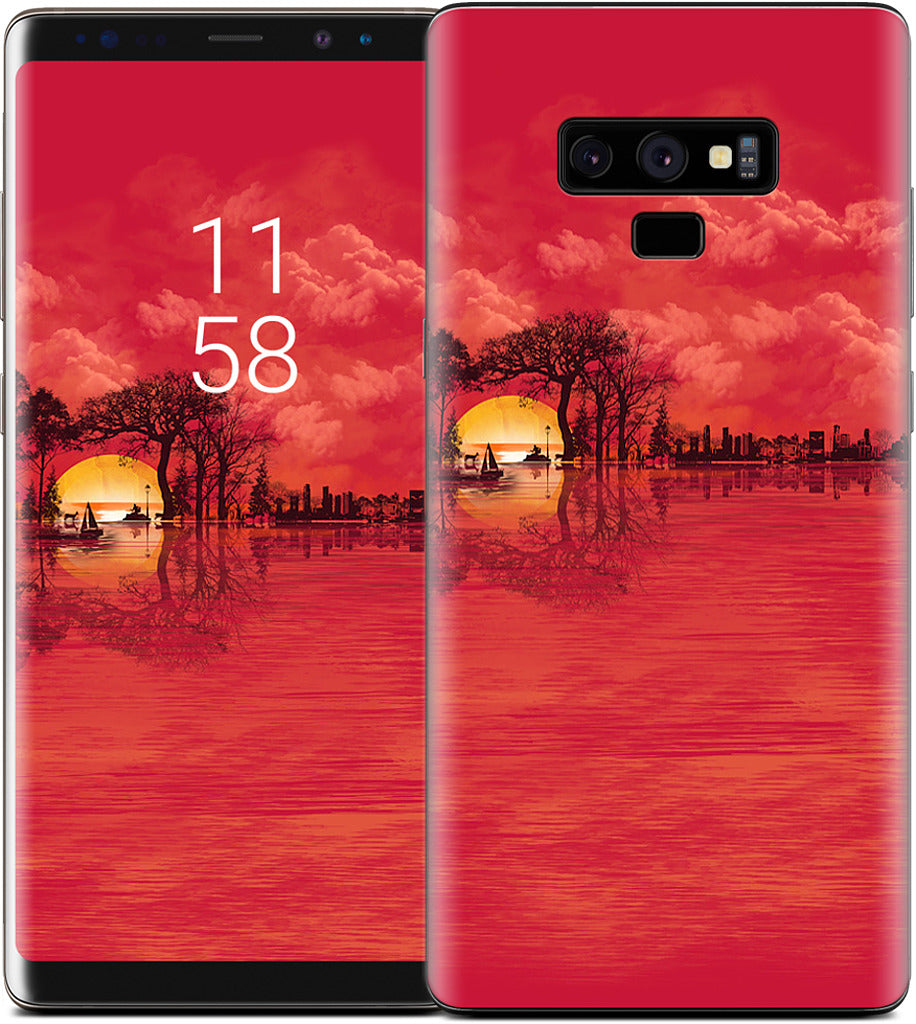 Musical Sunset Samsung Skin