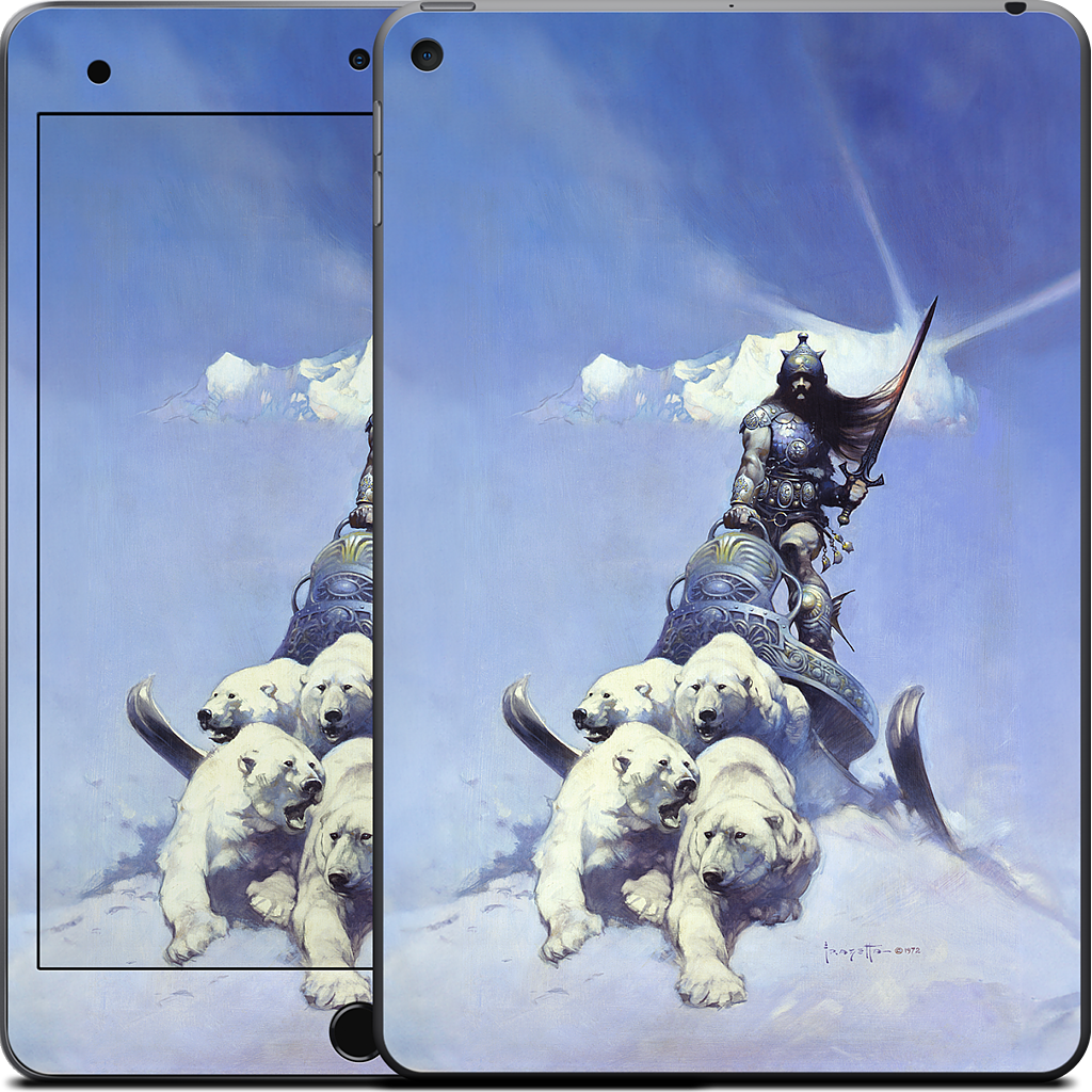 Silver Warrior iPad Skin