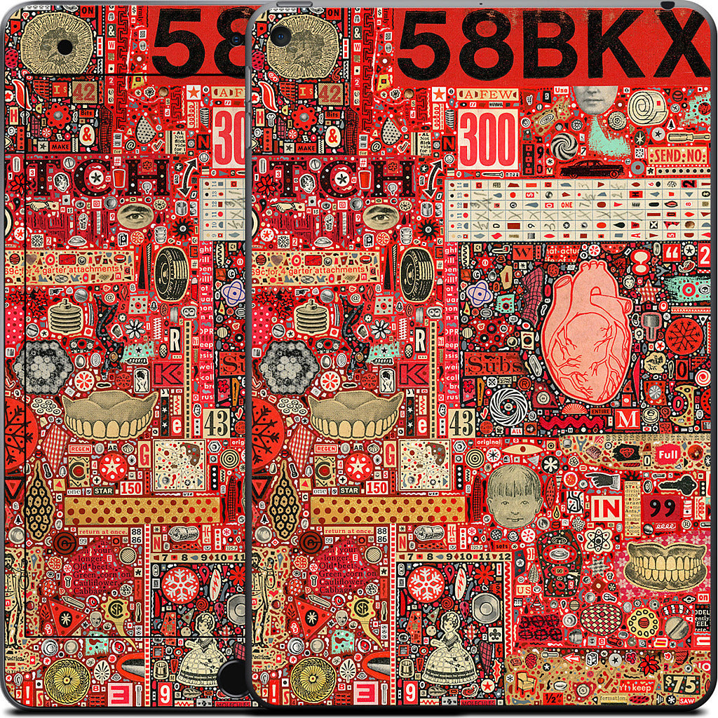 Big Numbers - Heart and Teeth iPad Skin