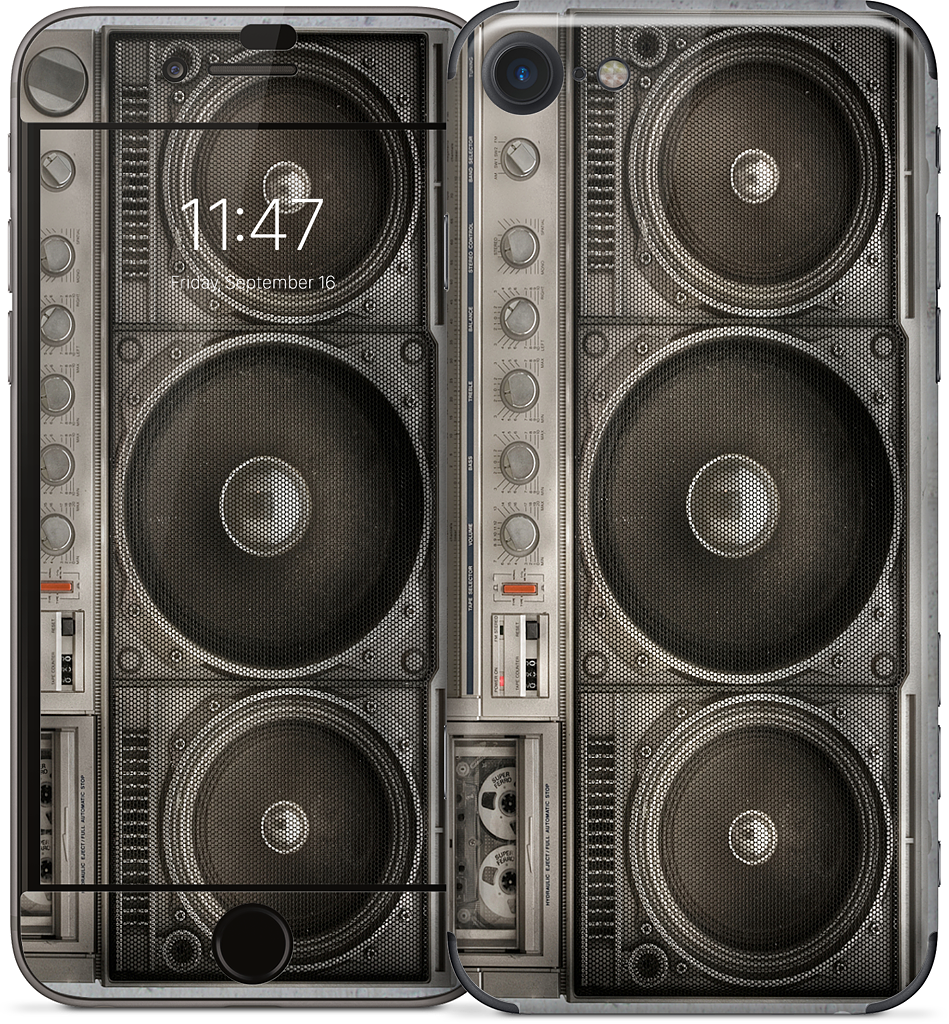 Boombox iPhone Skin