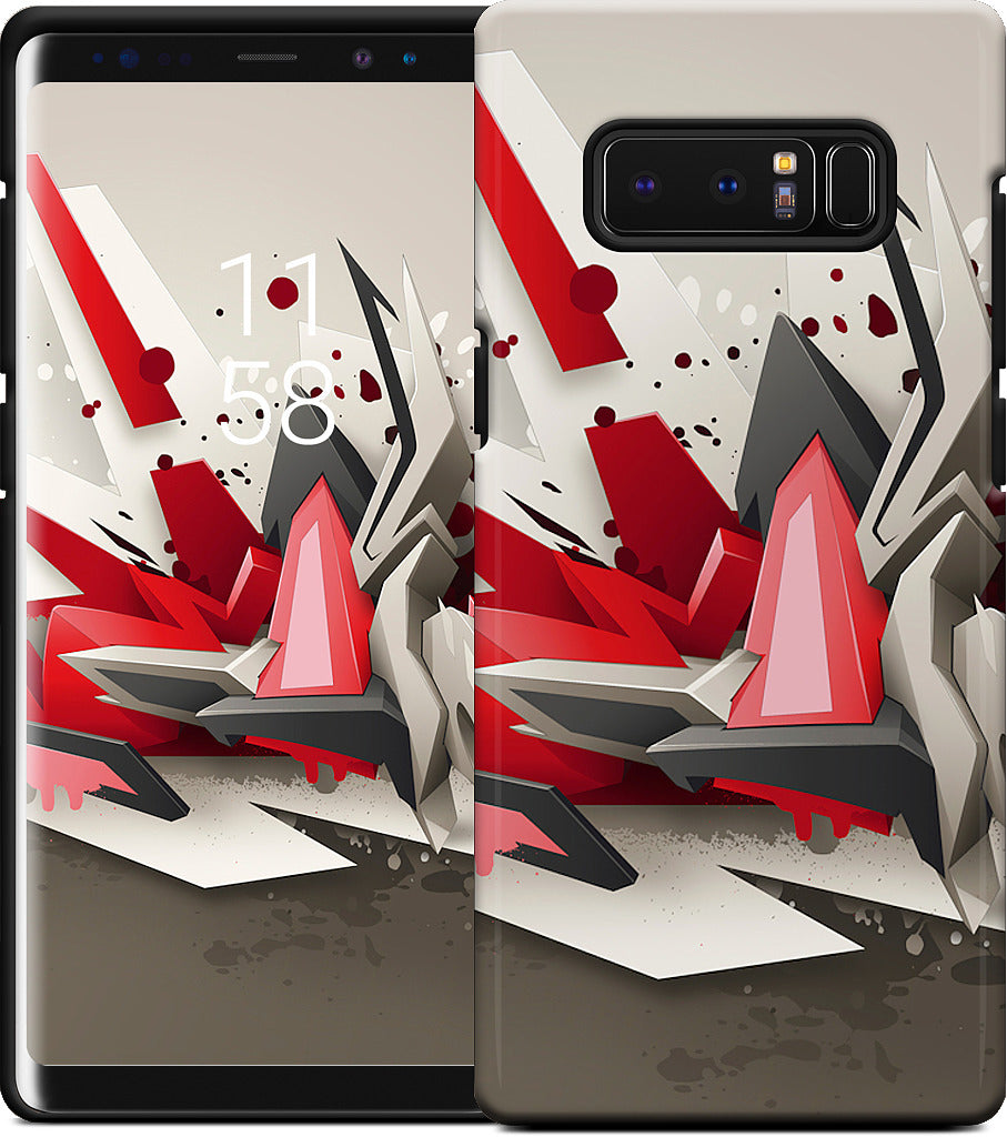 Red Metal Samsung Case