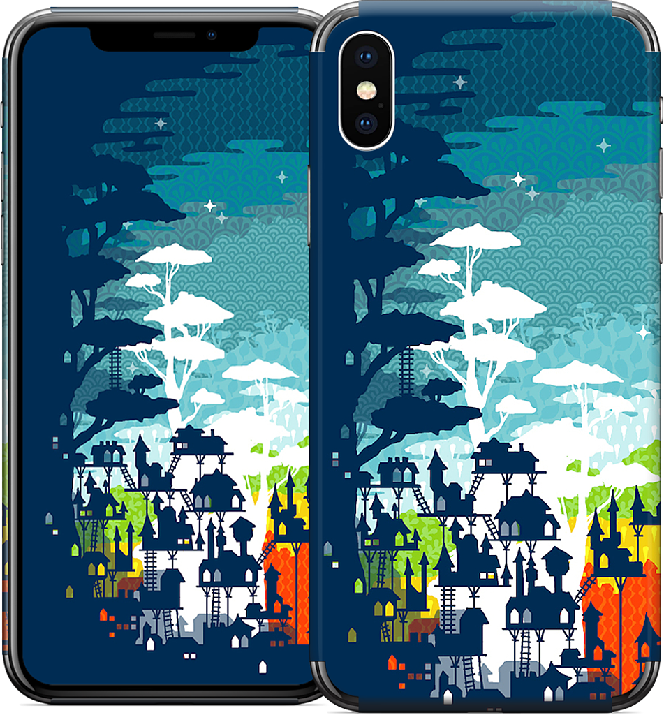 Rainforest City iPhone Skin