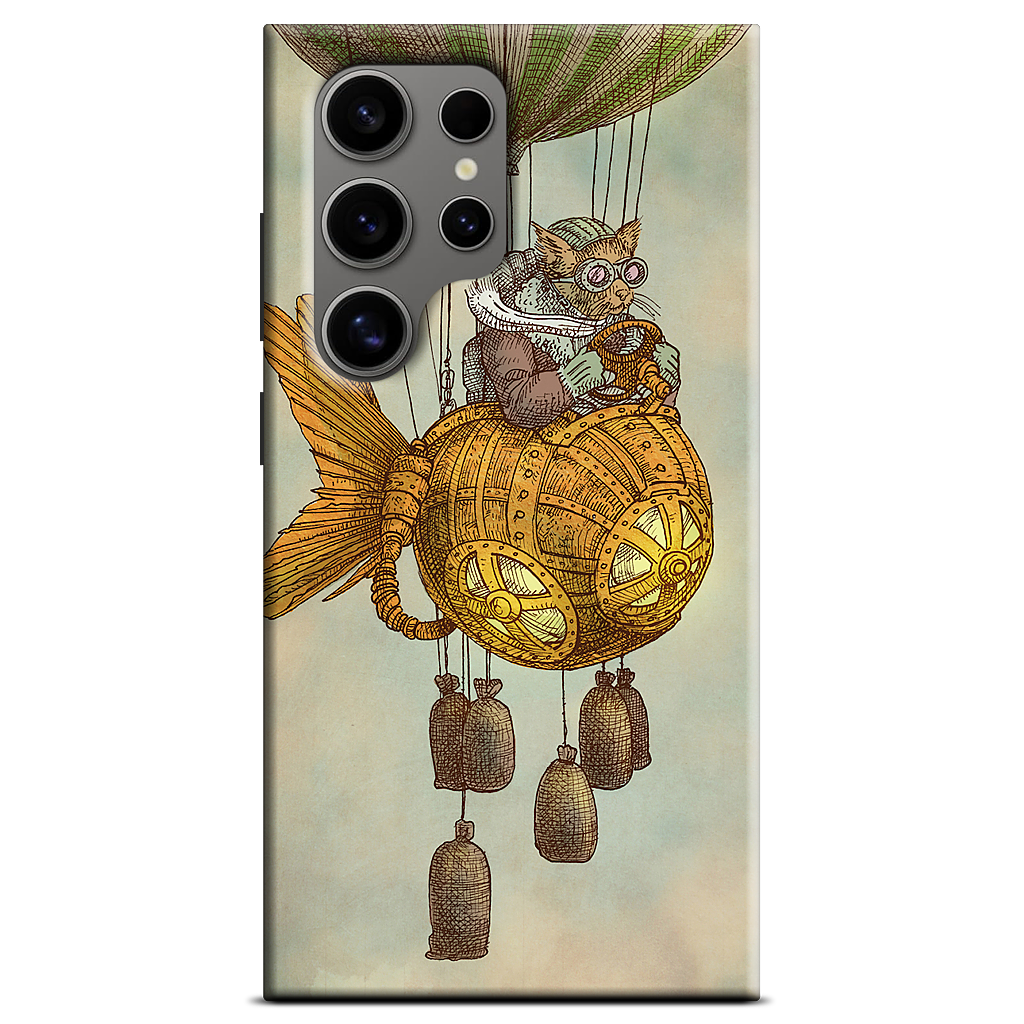 Around The World In A GoldfishFlyer Samsung Case