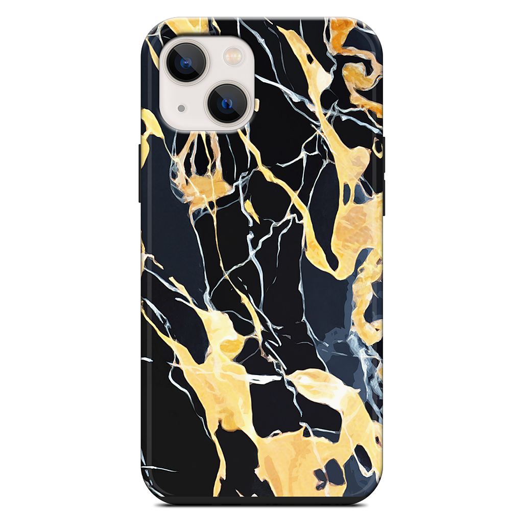 Black Marble iPhone Case