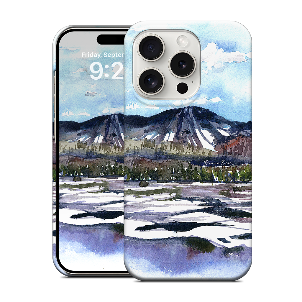 Ski Mountain iPhone Case