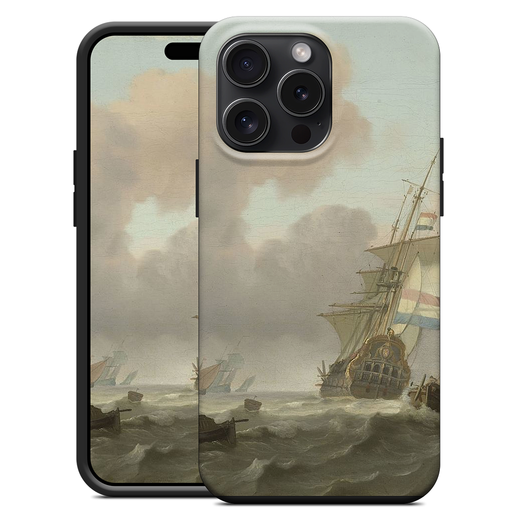 Ships in Choppy Sea iPhone Case