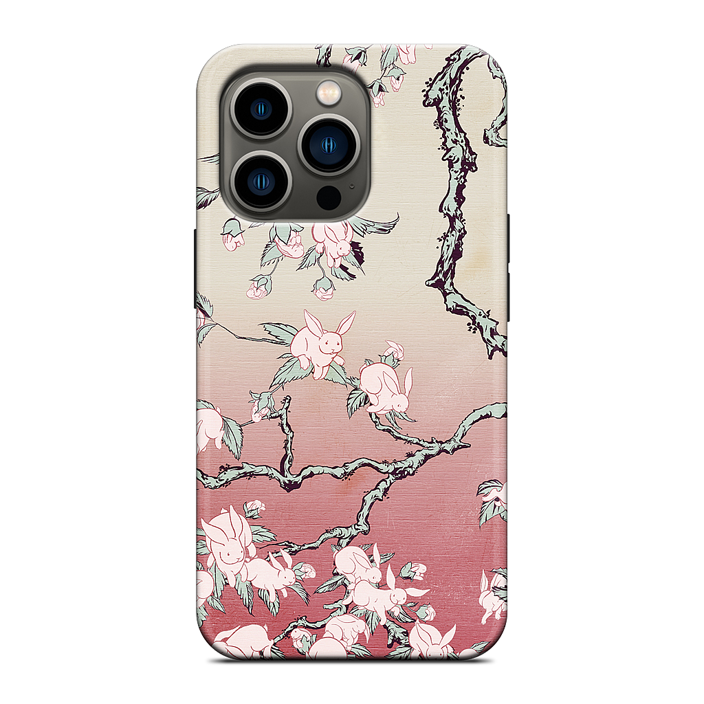 Bunny Blossom iPhone Case